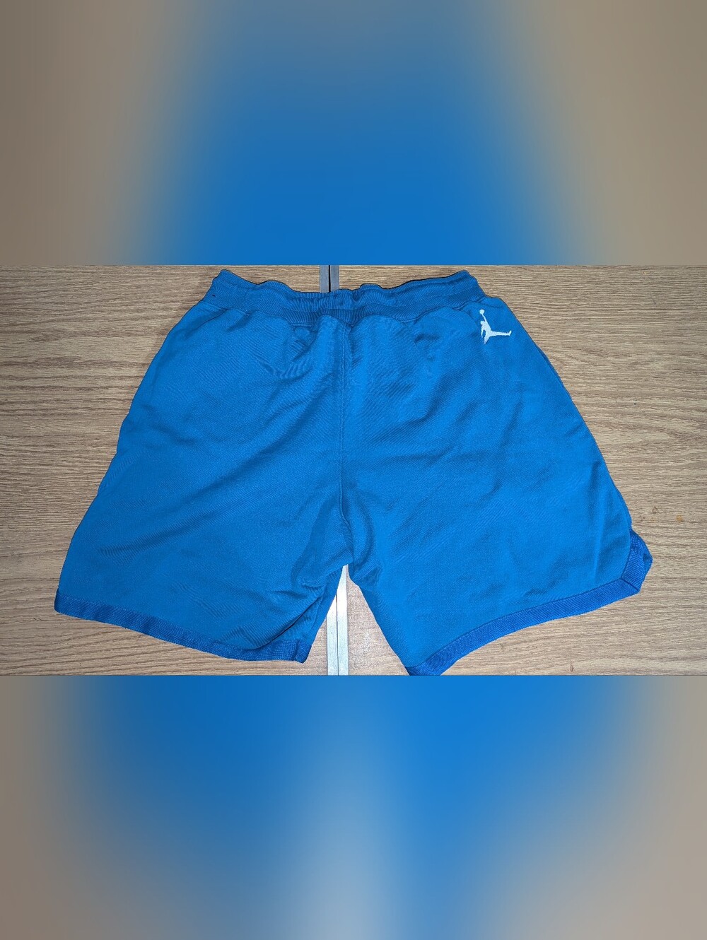 Nike Blue Men's Athletic Shorts with White Jumpman Logo